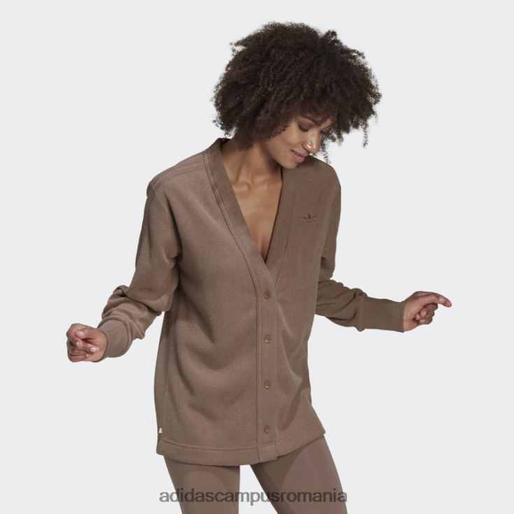 adidas campus romania cardigan winterease trace brown femei urmă maro J266N210561