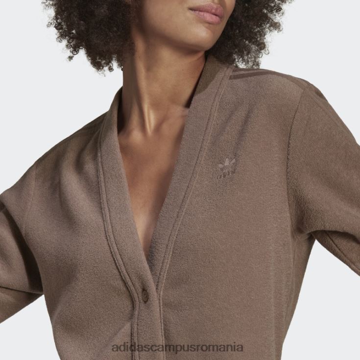 adidas campus romania cardigan winterease trace brown femei urmă maro J266N210561