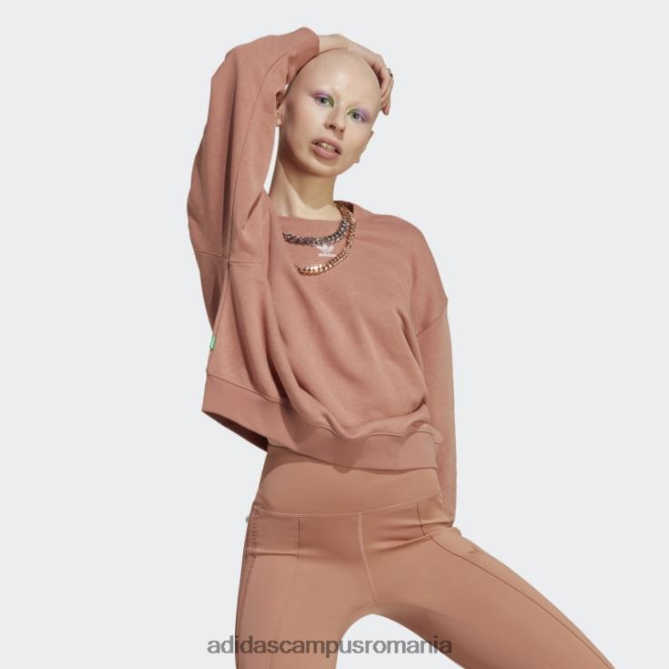 adidas campus romania clay essentials+ realizat cu hanorac din cânepă femei lut J266N217446