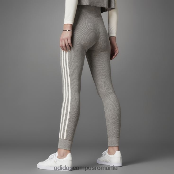 adidas campus romania colanți cu vafe cu talie înaltă versiunea albastru heather femei miezul erica J266N22842