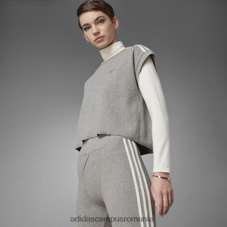 adidas campus romania colanți cu vafe cu talie înaltă versiunea albastru heather femei miezul erica J266N22842