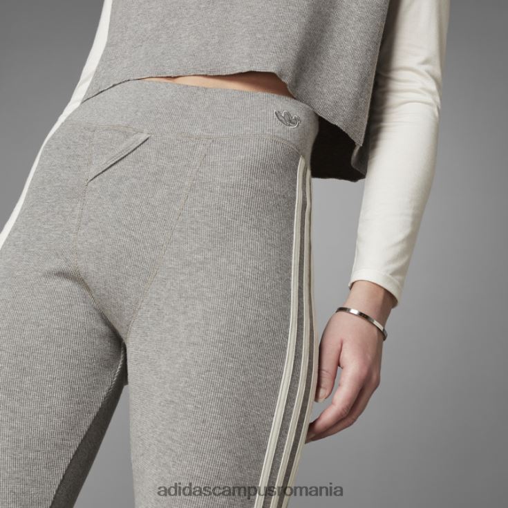 adidas campus romania colanți cu vafe cu talie înaltă versiunea albastru heather femei miezul erica J266N22842