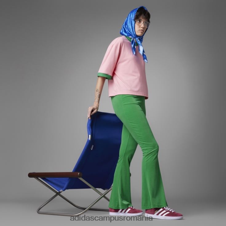 adidas campus romania colanți evazați adicolor verde din anii 70 adidas femei verde J266N22847