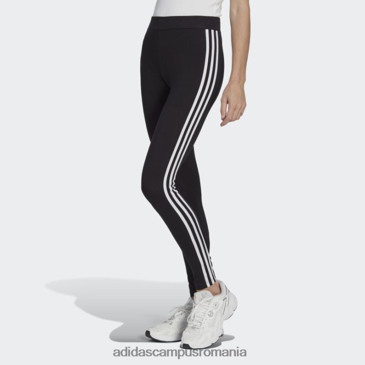 adidas campus romania colanți negri adicolor classics cu 3 dungi femei negru J266N22219