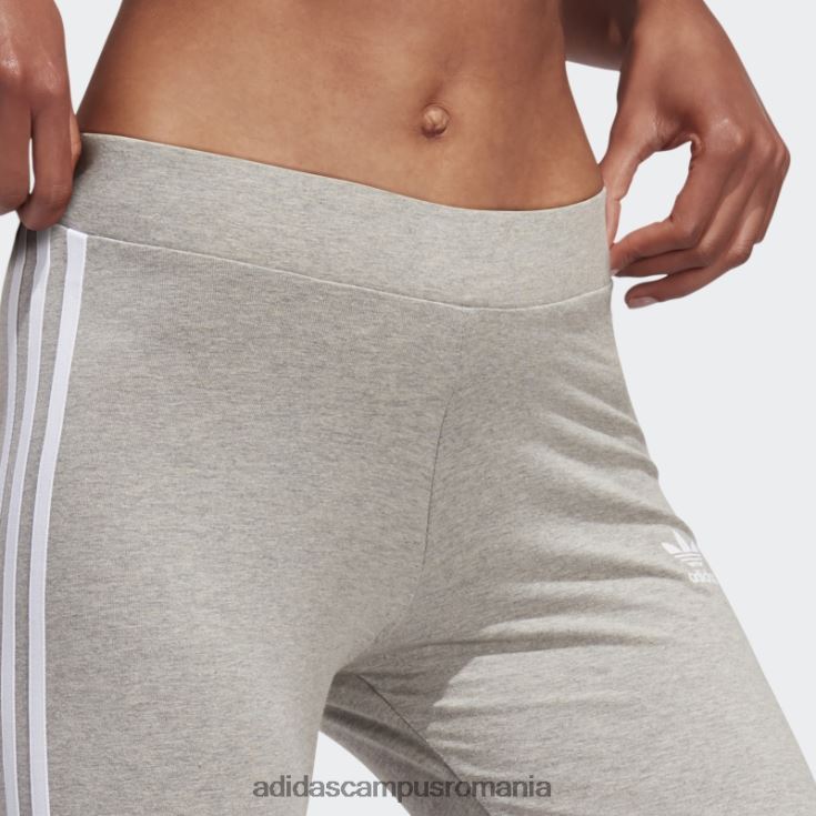 adidas campus romania colanti adicolor classics 3 dungi gri mediu femei gri mediu J266N28917