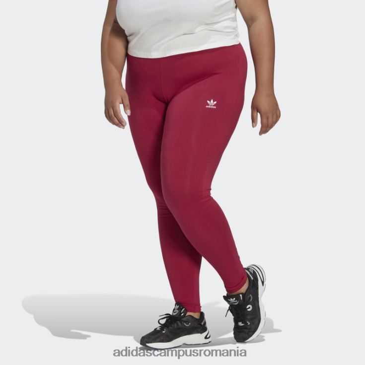 adidas campus romania colanti adicolor essentials burgundy (marime plus) femei Burgundia J266N29868