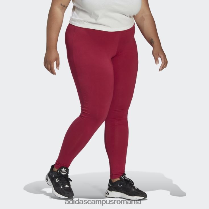 adidas campus romania colanti adicolor essentials burgundy (marime plus) femei Burgundia J266N29868