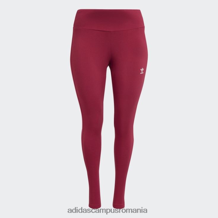 adidas campus romania colanti adicolor essentials burgundy (marime plus) femei Burgundia J266N29868