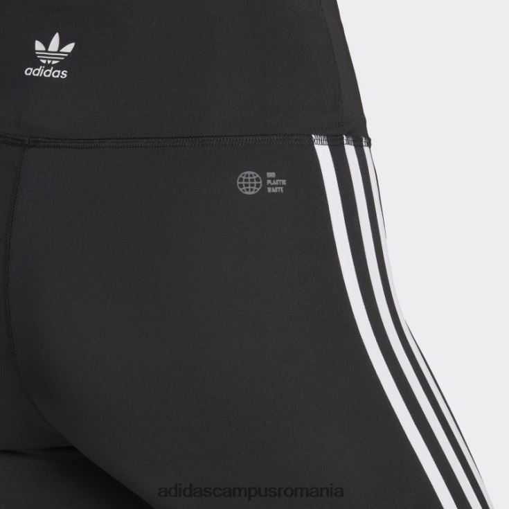 adidas campus romania colanti scurti cu talie inalta adicolor classics negri adidas femei negru J266N217466