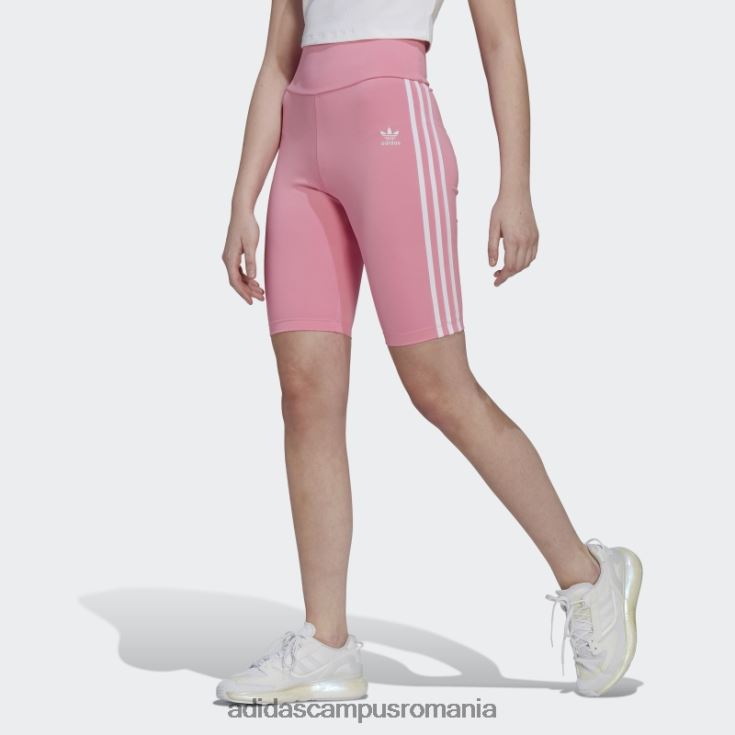 adidas campus romania colanti scurti cu talie inalta adicolor classics primeblue roz femei roz J266N29416