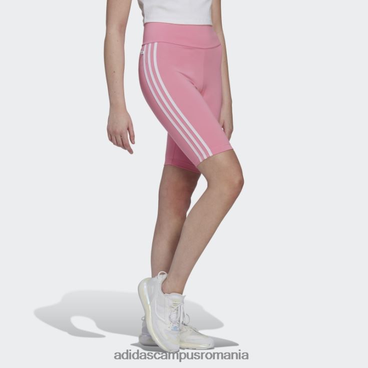 adidas campus romania colanti scurti cu talie inalta adicolor classics primeblue roz femei roz J266N29416