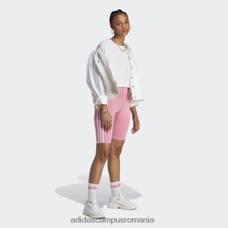 adidas campus romania colanti scurti cu talie inalta adicolor classics roz femei roz J266N216676