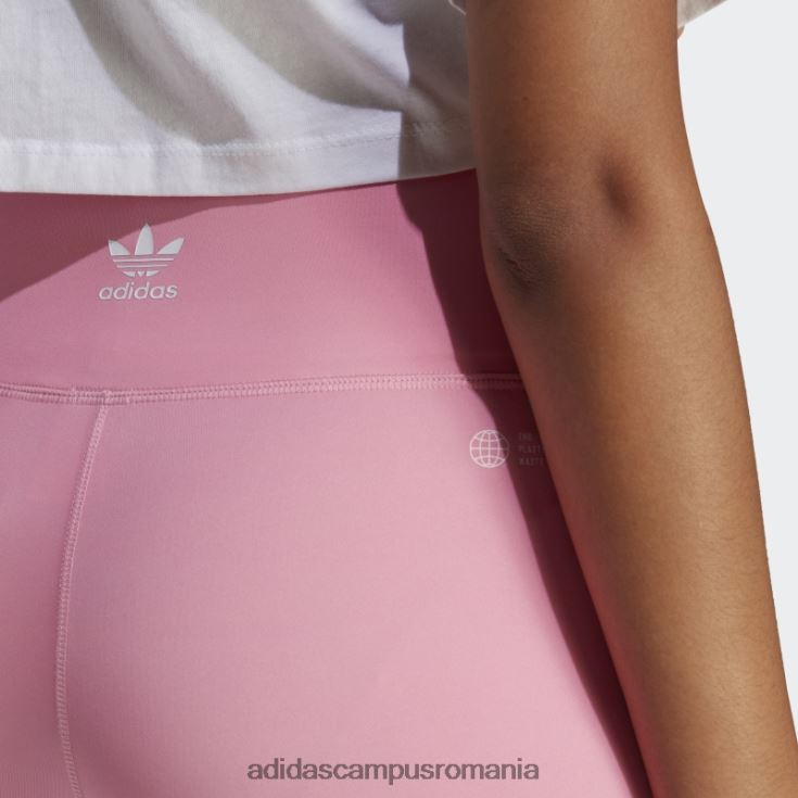 adidas campus romania colanti scurti cu talie inalta adicolor classics roz femei roz J266N216676