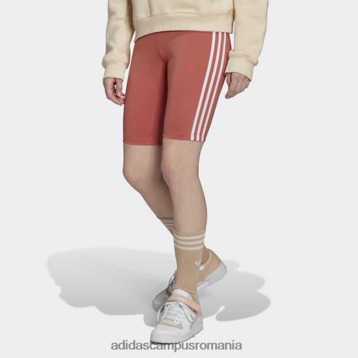 adidas campus romania colanti scurti earth adicolor classics primeblue cu talie inalta femei Pământ J266N210366