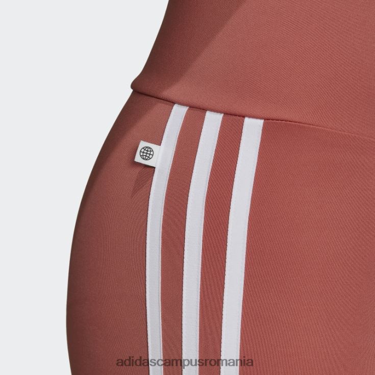 adidas campus romania colanti scurti earth adicolor classics primeblue cu talie inalta femei Pământ J266N210366