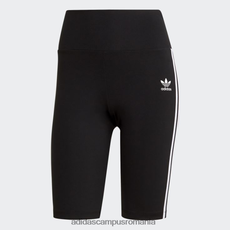 adidas campus romania colanti scurti negri adicolor classics primeblue cu talie inalta femei negru J266N28849