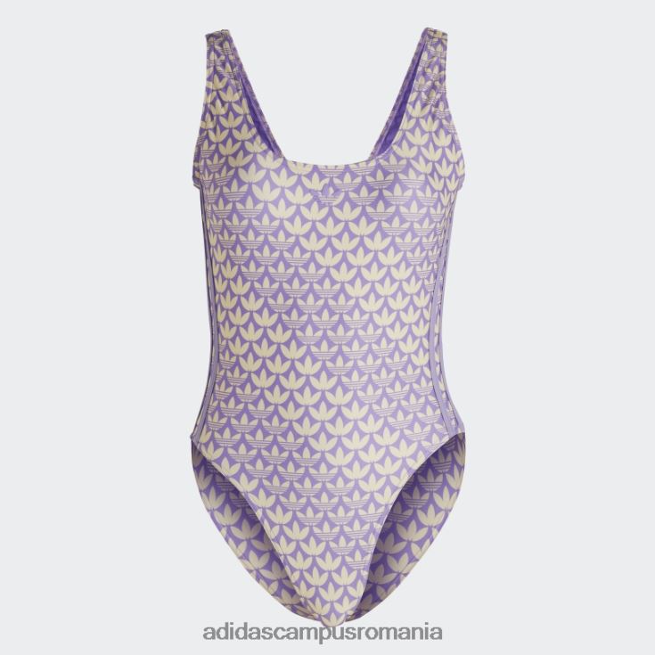 adidas campus romania costum de baie adidas originals galben cu 3 dungi femei papură galben/violet/violet J266N29249