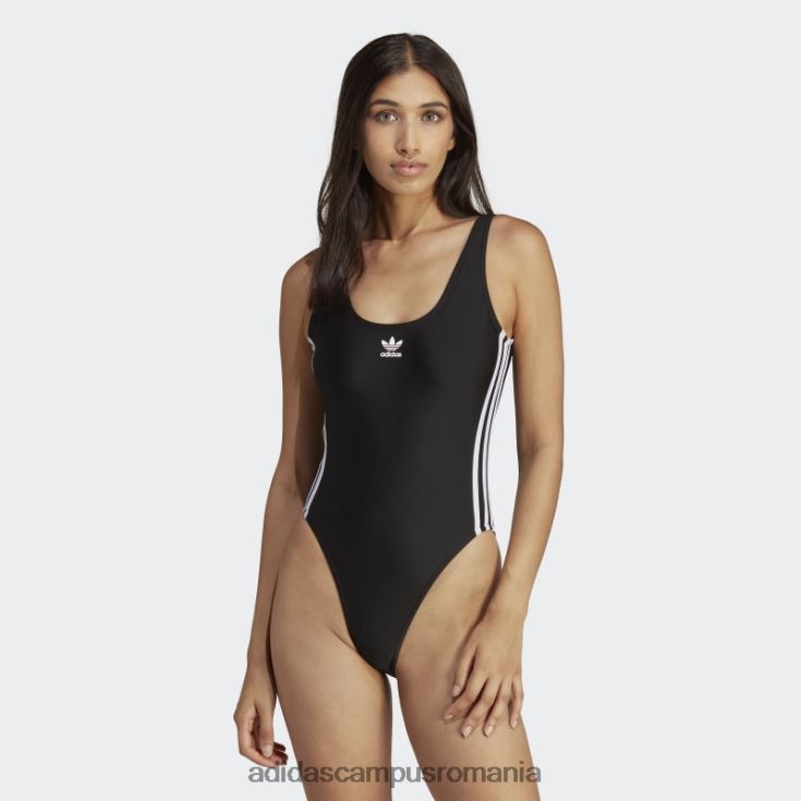 adidas campus romania costum de baie negru adicolor 3 dungi adidas femei alb negru J266N29123
