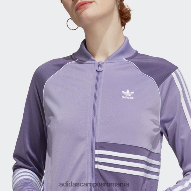 adidas campus romania crop jachetă liliac femei liliac J266N29824