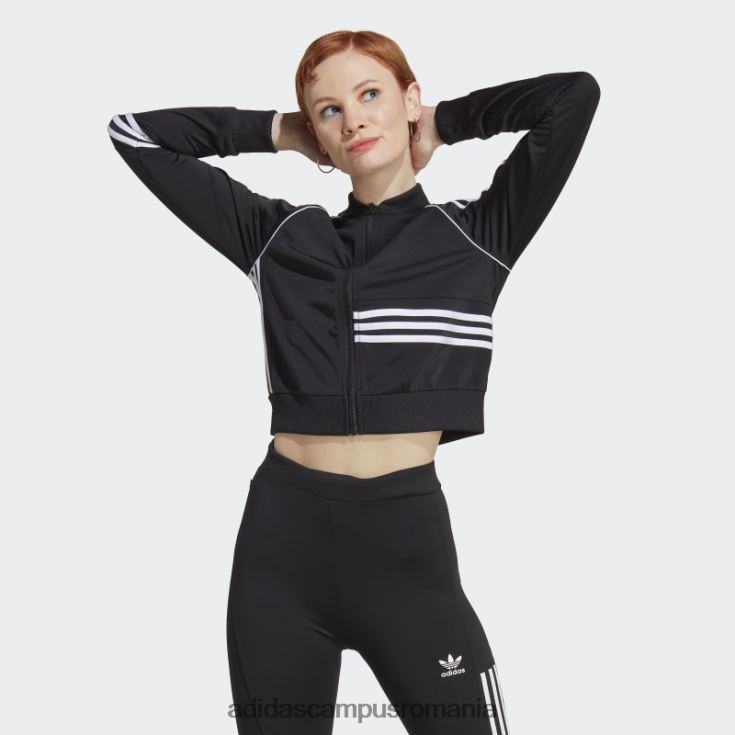 adidas campus romania crop track top negru femei negru J266N217485