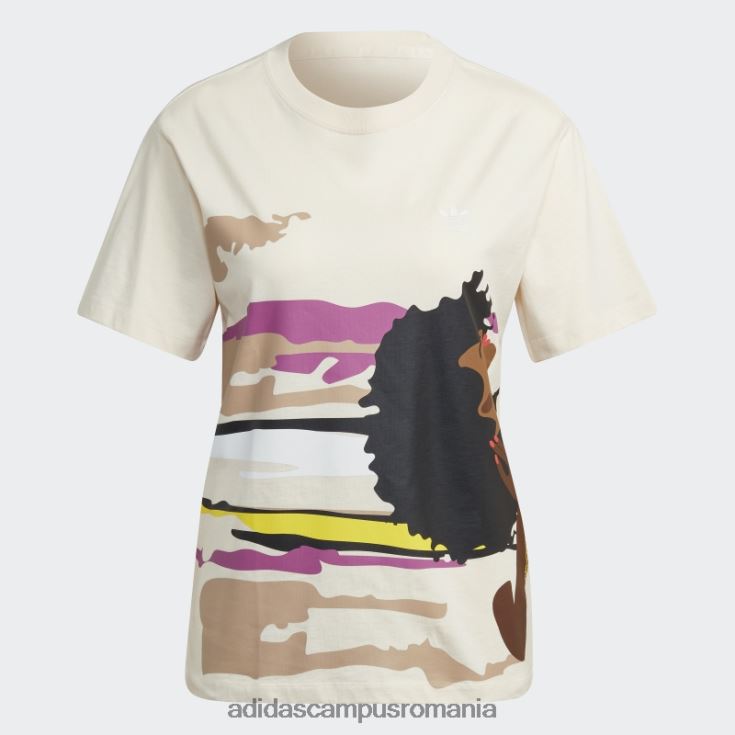 adidas campus romania ecru tint thebe magugu regulat tricou adidas femei nuanță ecru J266N217553