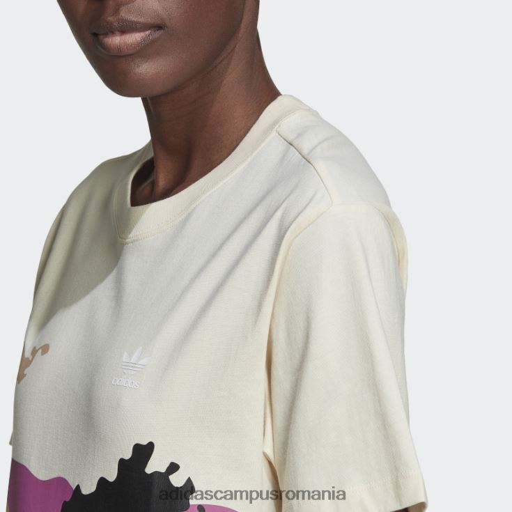 adidas campus romania ecru tint thebe magugu regulat tricou adidas femei nuanță ecru J266N217553