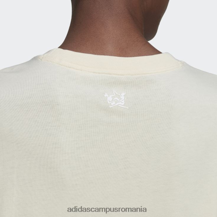 adidas campus romania ecru tint thebe magugu regulat tricou adidas femei nuanță ecru J266N217553