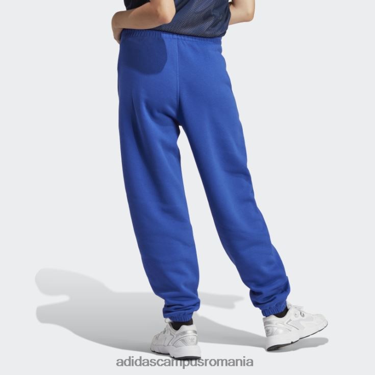 adidas campus romania essentials pantaloni de jogging fleece albastru moda femei albastru J266N22352