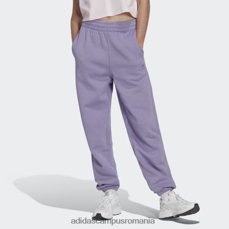 adidas campus romania essentials pantaloni de jogging fleece lila femei liliac J266N29025