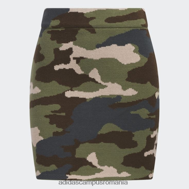adidas campus romania fustă striată aop camo femei aop camo J266N22539