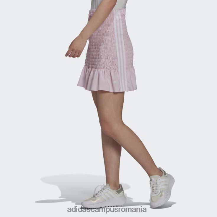 adidas campus romania fusta smocked roz femei roz J266N210645