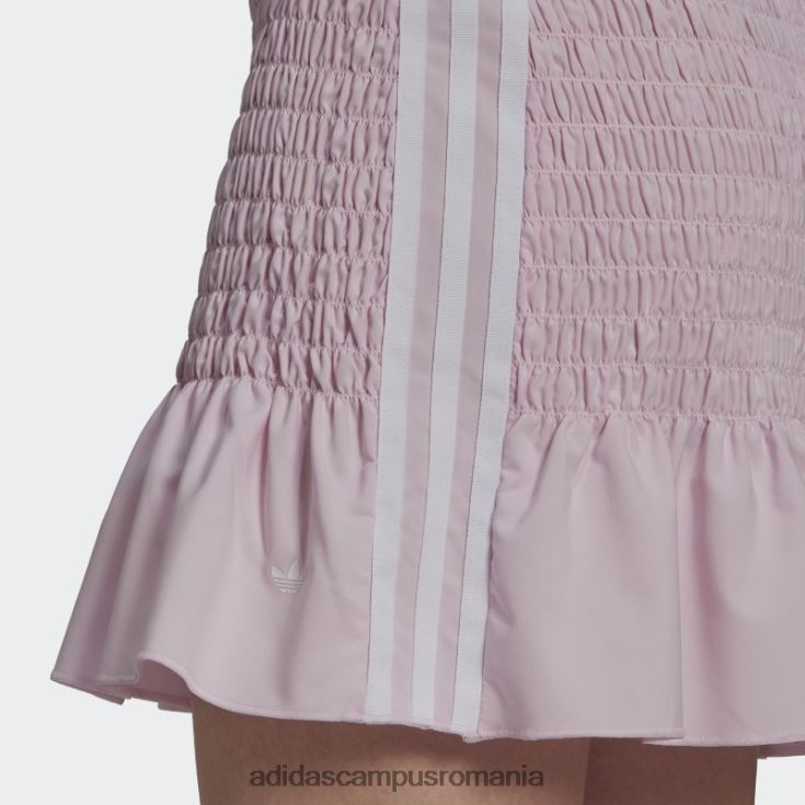 adidas campus romania fusta smocked roz femei roz J266N210645