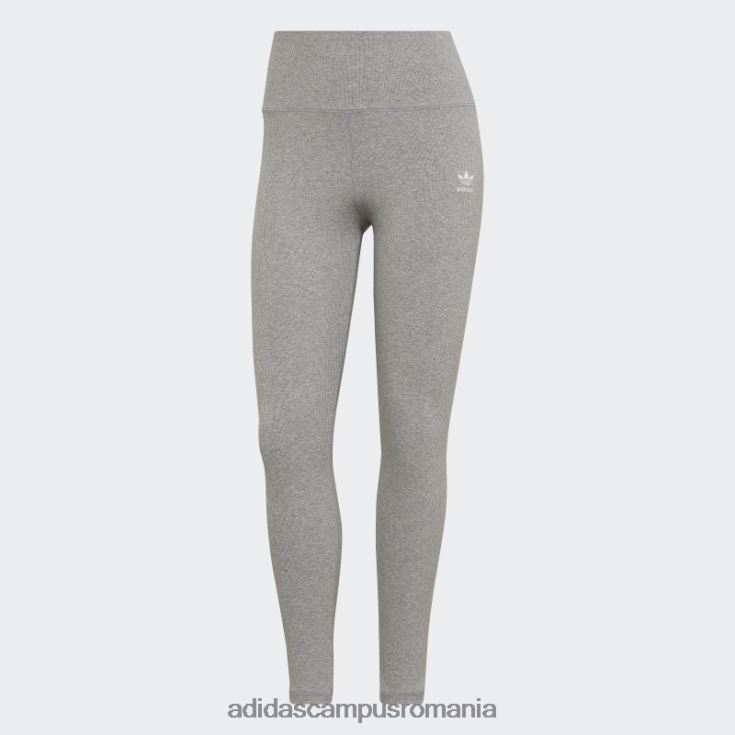 adidas campus romania gri mediu adicolor essentials+ leggings cu nervuri lungime 7/8 adidas femei gri mediu J266N28985