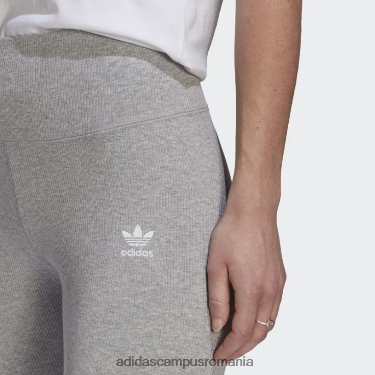 adidas campus romania gri mediu adicolor essentials+ leggings cu nervuri lungime 7/8 adidas femei gri mediu J266N28985