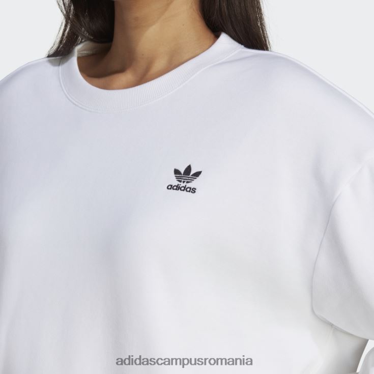 adidas campus romania hanorac adicolor classics alb femei alb J266N29247