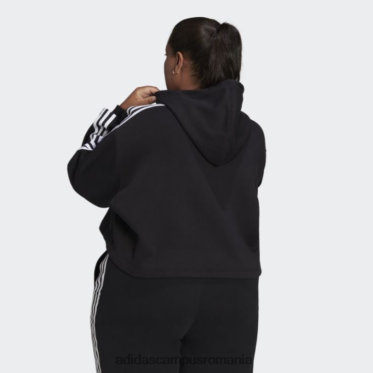 adidas campus romania hanorac adicolor classics (plus size) negru femei negru J266N28888