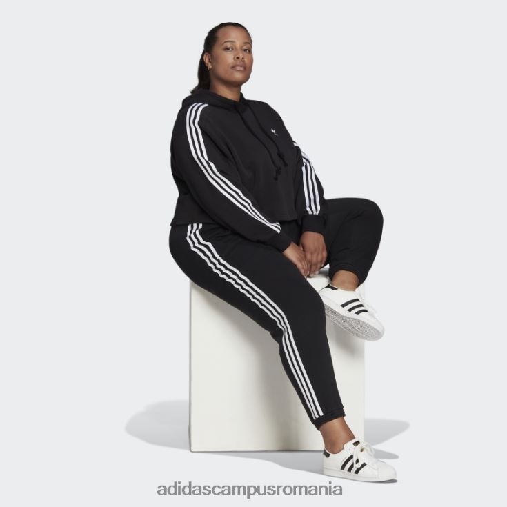 adidas campus romania hanorac adicolor classics (plus size) negru femei negru J266N28888