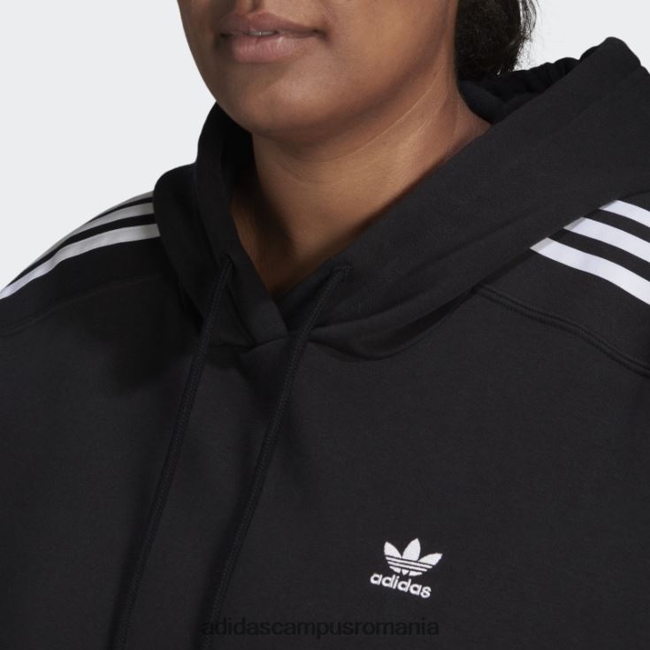 adidas campus romania hanorac adicolor classics (plus size) negru femei negru J266N28888