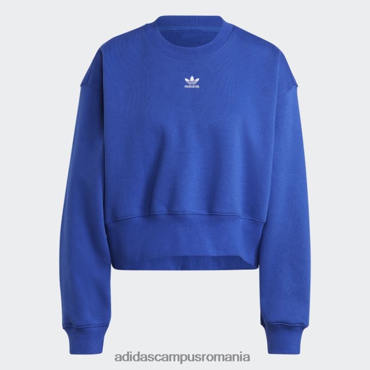 adidas campus romania hanorac adicolor essentials crew albastru adidas femei albastru J266N216470