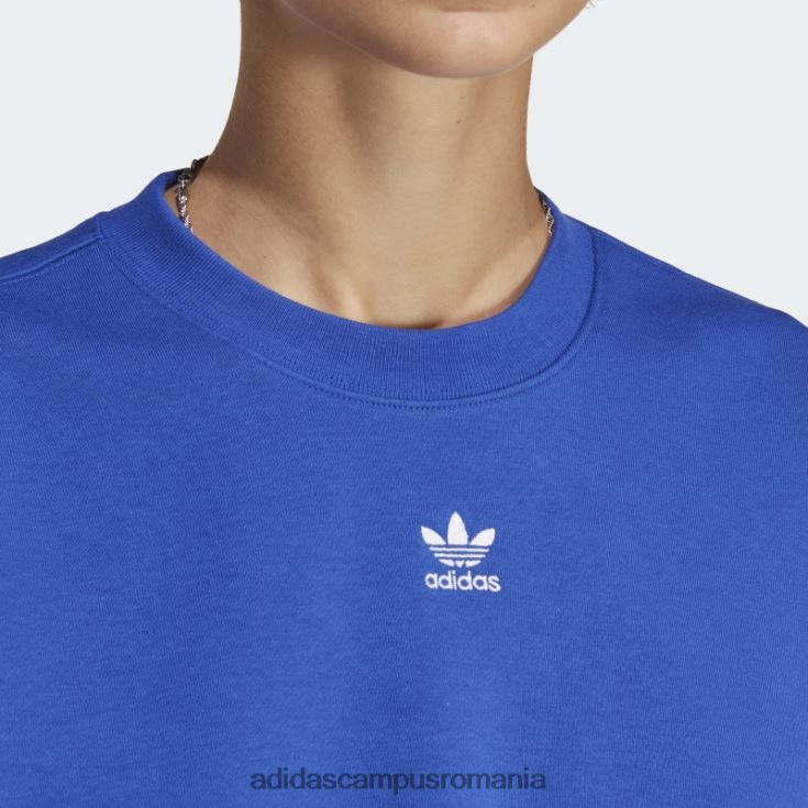 adidas campus romania hanorac adicolor essentials crew albastru adidas femei albastru J266N216470