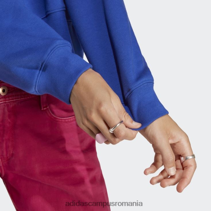 adidas campus romania hanorac adicolor essentials crew albastru adidas femei albastru J266N216470