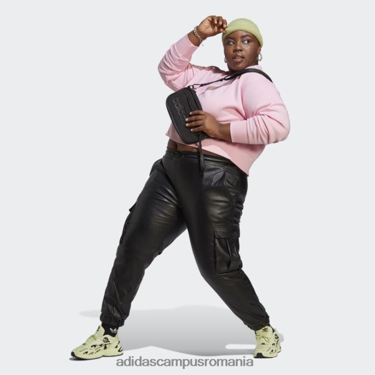 adidas campus romania hanorac adicolor essentials crew (mărime plus) adevărat roz adidas femei roz adevarat J266N29234