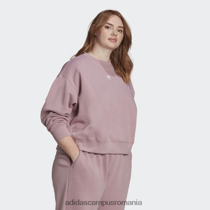 adidas campus romania hanorac adicolor essentials crew (plus size) mov adidas femei mov J266N210566