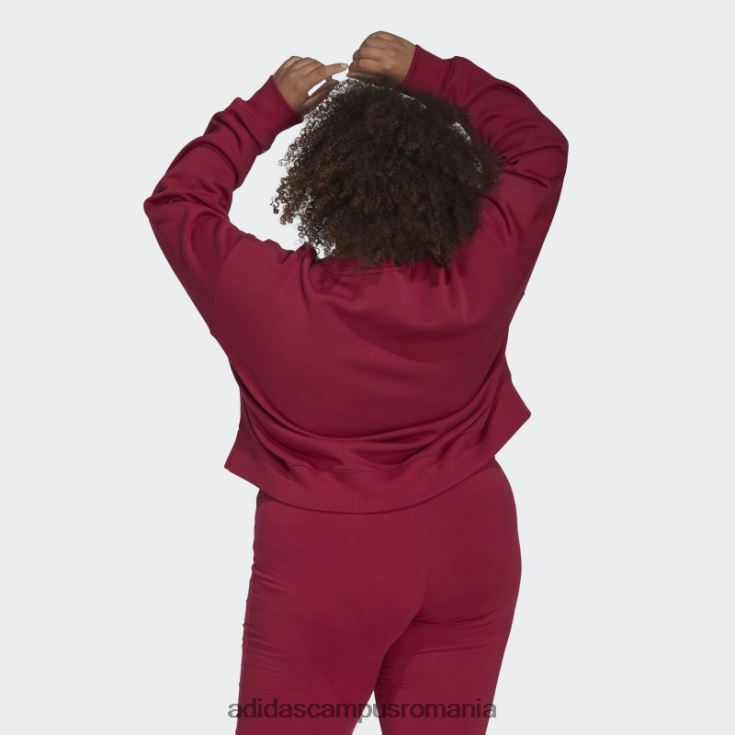 adidas campus romania hanorac adicolor essentials crew (plus size) visiniu femei Burgundia J266N210141
