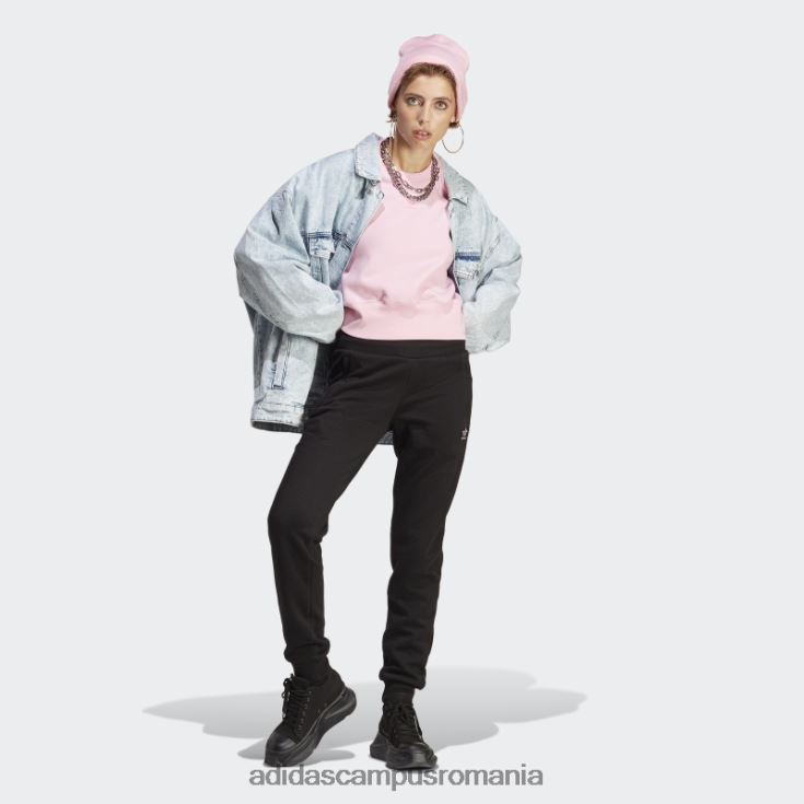adidas campus romania hanorac adicolor essentials crew roz adevarat femei roz adevarat J266N216604