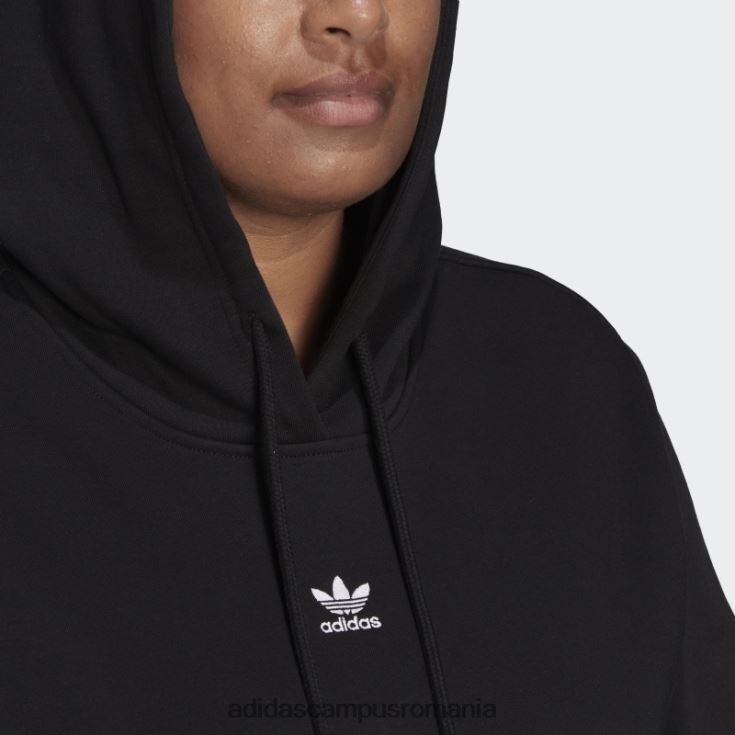 adidas campus romania hanorac adicolor essentials (plus size) negru adidas femei negru J266N210038