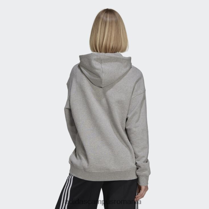 adidas campus romania hanorac adicolor trefoil gri mediu fierbinte femei gri mediu J266N29022