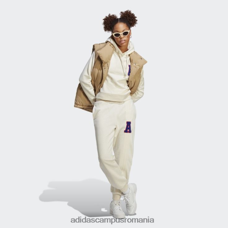 adidas campus romania hanorac alb cu logo mel originals mic femei alb mel J266N210805