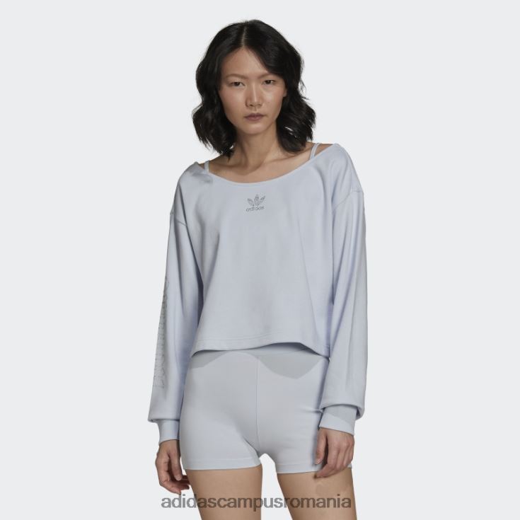 adidas campus romania hanorac albastru 2000 lux slouchy crew fierbinte femei albastru J266N22867