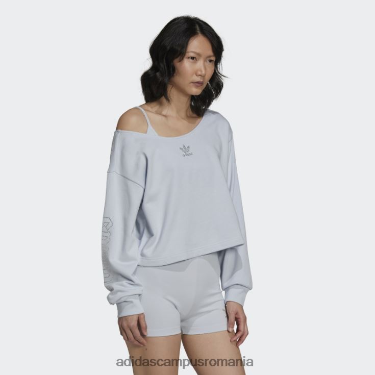 adidas campus romania hanorac albastru 2000 lux slouchy crew fierbinte femei albastru J266N22867